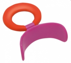картинка  930310 - Вестибулярная пластинка Muppy™ стандартная, жесткая, розовая SMALL (с красным кольцом, от 3 до 5 лет)
