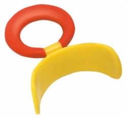 картинка  930210 - Вестибулярная пластинка Muppy™ стандартная, жесткая, желтая SMALL (с красным кольцом, от 3 до 5 лет)